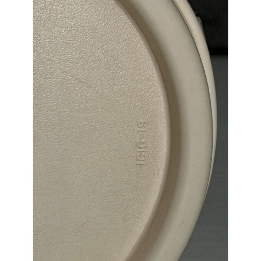Vintage Tupperware Modular Mates Oval 4 Container #1614 Pink Lid #1616 Pantry